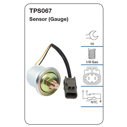 Tridon Oil Pressure Sensor (gauge) TPS067