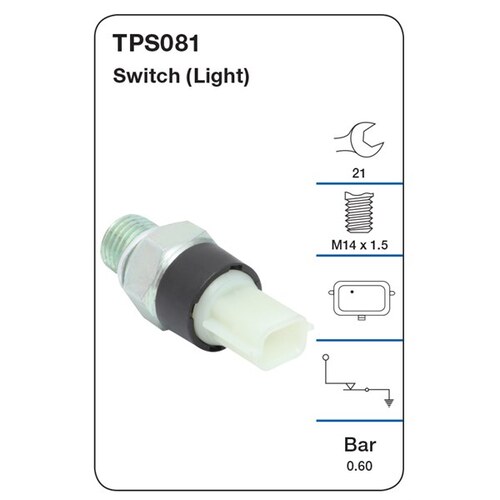 Tridon Oil Pressure Switch (light) TPS081