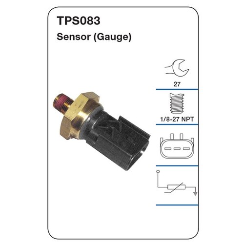 Tridon Oil Pressure Sensor (gauge) TPS083