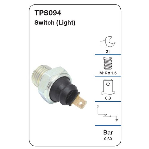 Tridon Oil Pressure Switch (light) TPS094