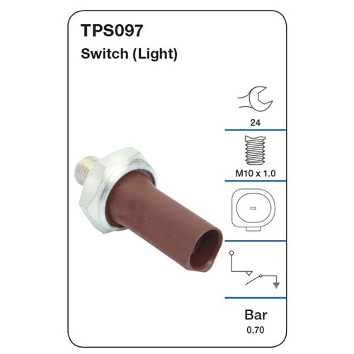 Tridon Oil Pressure Switch (light) TPS097