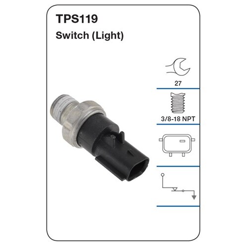 Tridon Oil Pressure Switch (light) TPS119