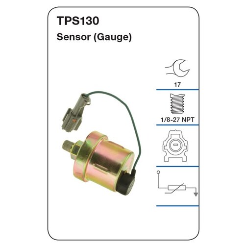 Tridon Oil Pressure Sensor (gauge) TPS130