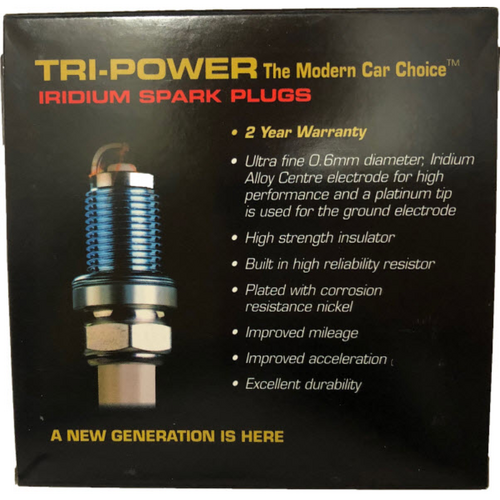 Tri-Power Iridium Spark Plugs (4 Pack) TPX001-4