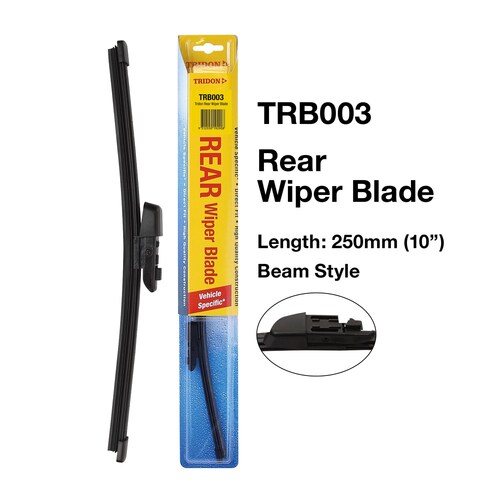 Tridon Rear Wiper Blade - 10 Inch 250mm (10") TRB003