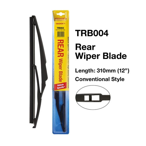 Tridon Rear Wiper Blade 12In 310mm (12") TRB004
