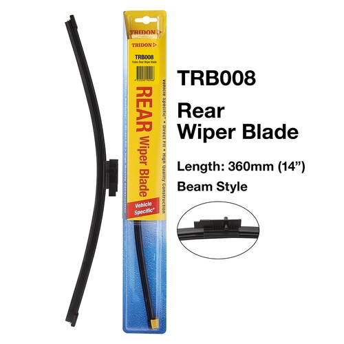 Tridon Rear Wiper Blade 14In 360mm (14") TRB008