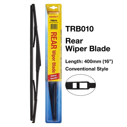 Tridon Rear Wiper Blade 16In 400mm (16") TRB010