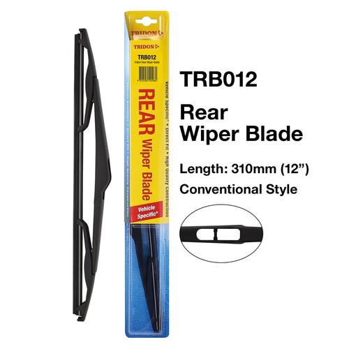 Tridon Rear Wiper Blade 12In 310mm (12") TRB012