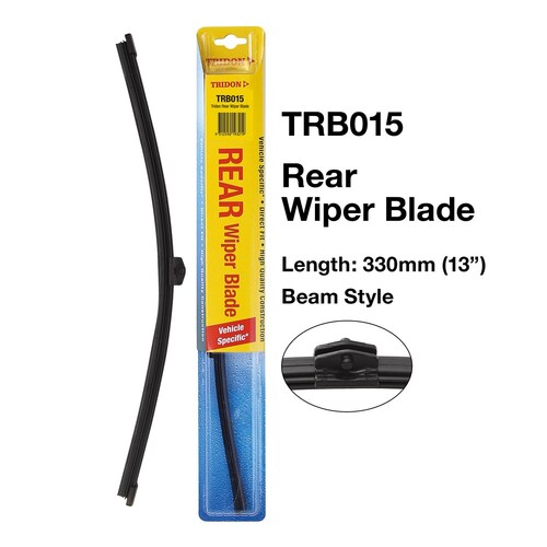 Tridon Rear Wiper Blade 13In 330mm (13") TRB015