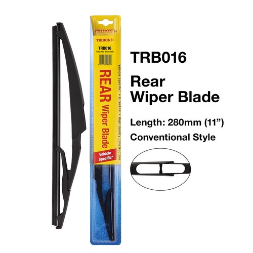 Tridon Rear Wiper Blade 11In 280mm (11") TRB016