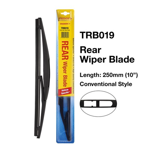 Tridon Rear Wiper Blade 10In 250mm (10") TRB019