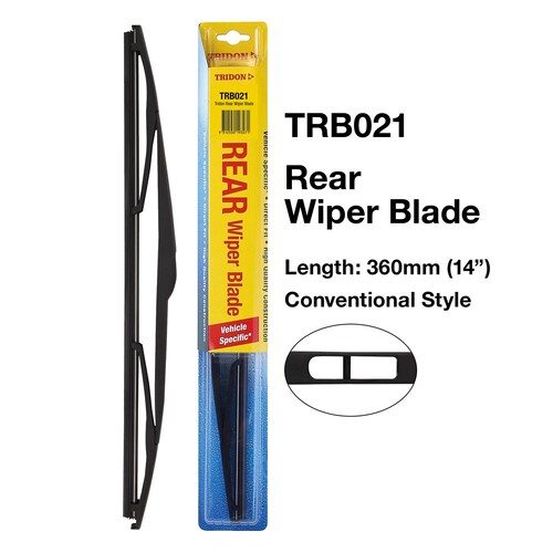 Tridon Rear Wiper Blade 14In 360mm (14") TRB021