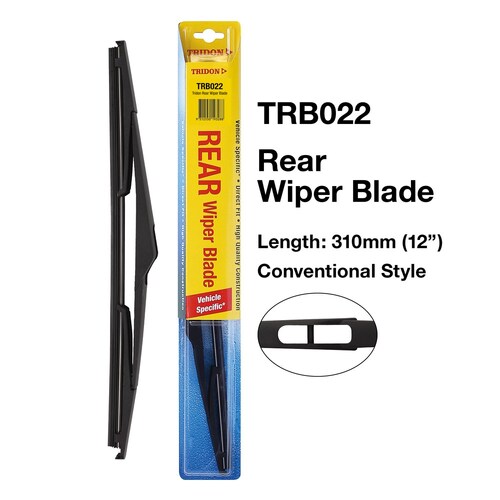 Tridon Rear Wiper Blade 12In 310mm (12") TRB022