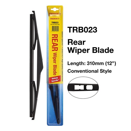 Tridon Rear Wiper Blade 12In 310mm (12") TRB023