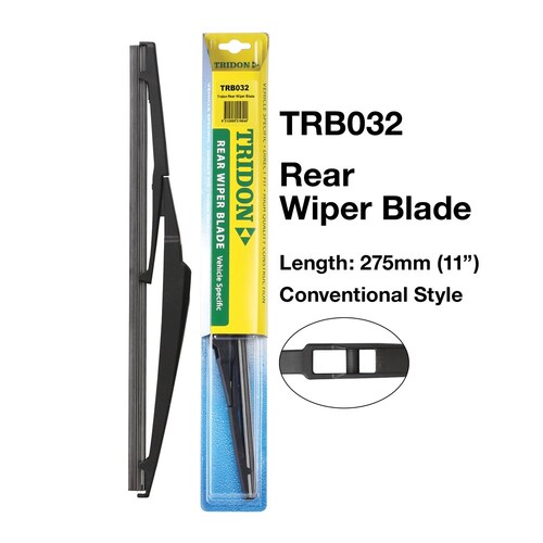 Tridon Rear Wiper Blade 11In 275mm (11") TRB032