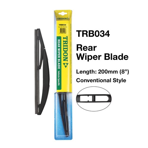 Tridon Rear Wiper Blade 200mm (8") TRB034