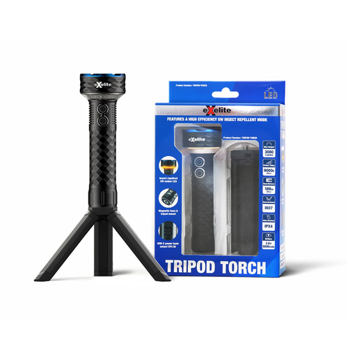 Exelite 3000 Lumen Torch With Tripod Stand TRIPOD-TORCH