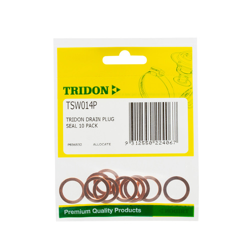 Tridon Drain Plug Seal 10 Pack TSW014P