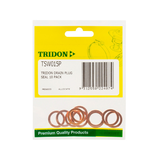 Tridon Drain Plug Seal 10 Pack TSW015P