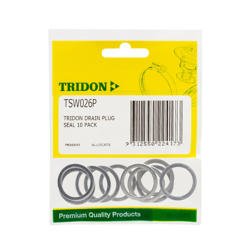 Tridon Drain Plug Seal 10 Pack TSW026P