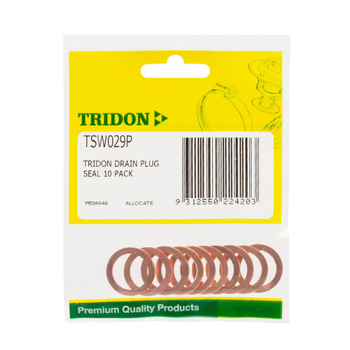 Tridon Drain Plug Seal 10 Pack TSW029P