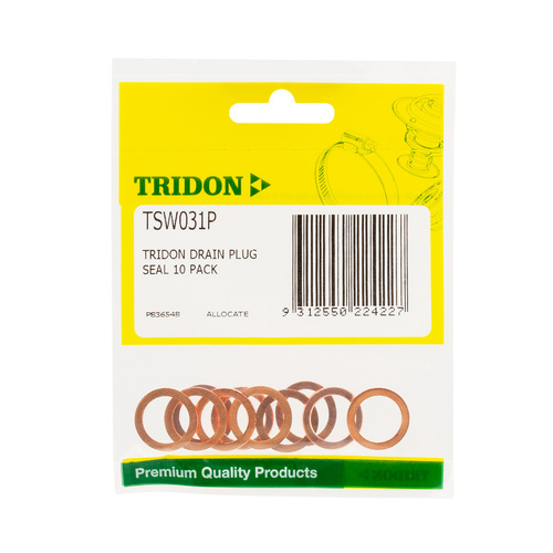 Tridon Drain Plug Seal 10 Pack TSW031P
