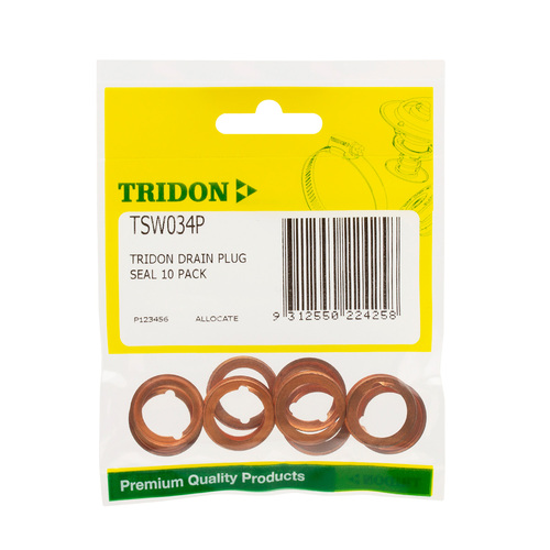 Tridon Drain Plug Seal 10 Pack TSW034P