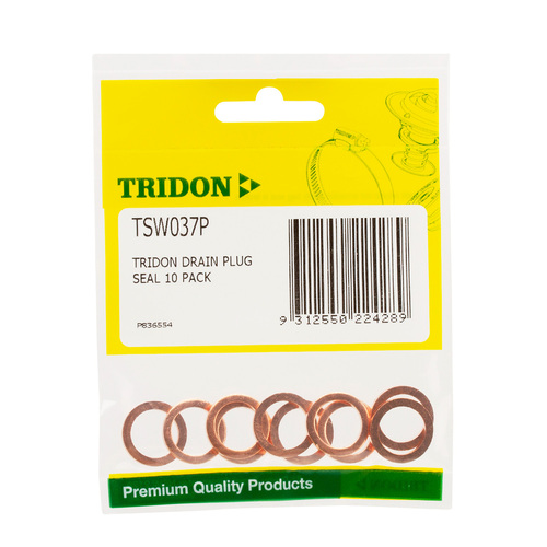 Tridon Drain Plug Seal 10 Pack TSW037P