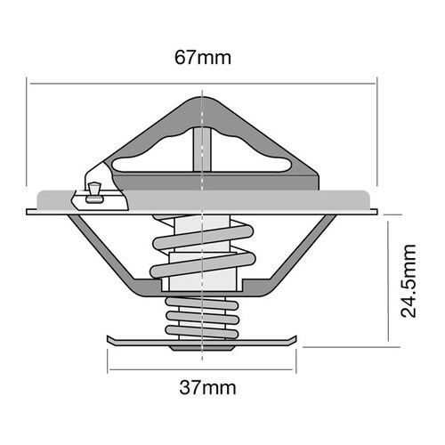 Tridon Thermostat (high Flow) TT247-195