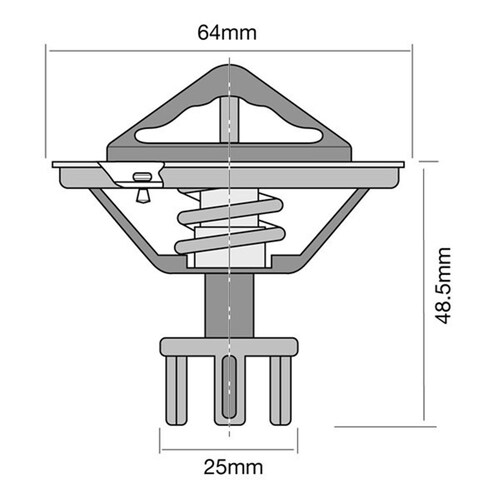 Tridon Thermostat (High Flow) - TT268-160