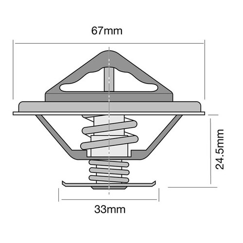 Tridon Thermostat (high Flow) TT273-170