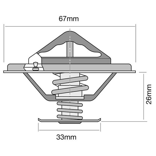 Tridon Thermostat (high Flow) TT274-198