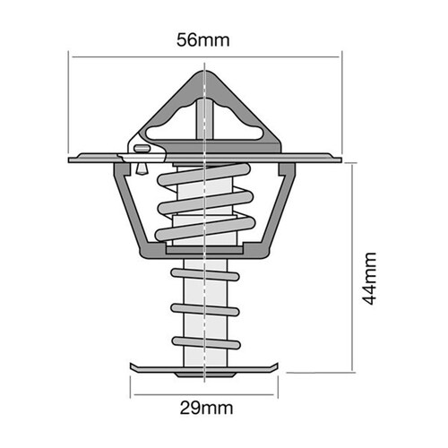 Tridon High Flow Thermostat - TT281-180