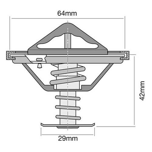 Tridon High Flow Thermostat - TT301-192