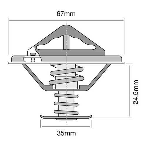 Tridon Thermostat (high Flow) TT304-180