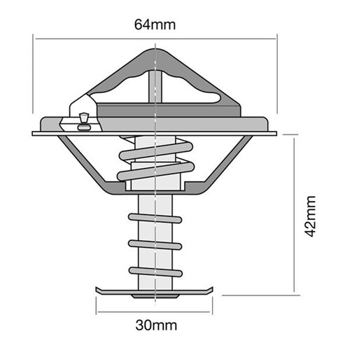 Tridon Thermostat (High Flow) - TT332-180