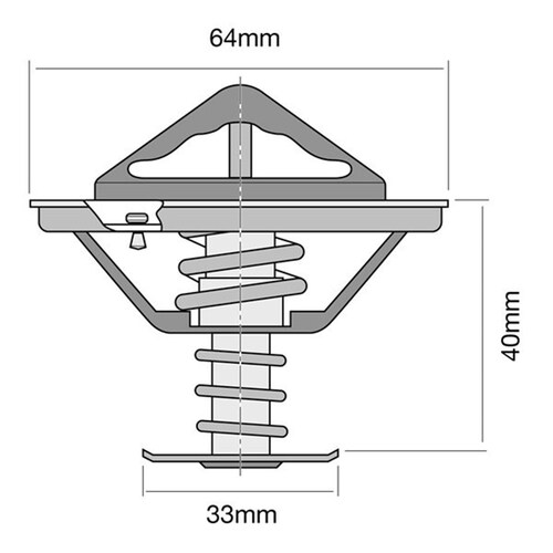 Tridon High Flow Thermostat - TT334-170