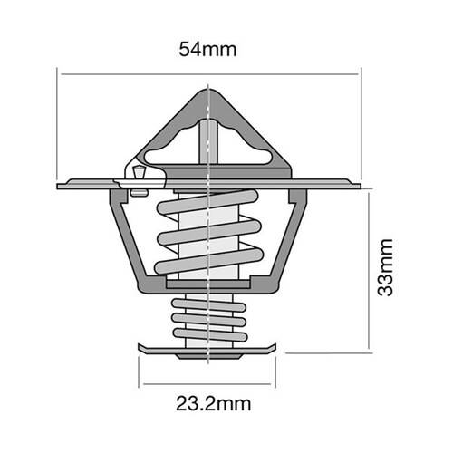 Tridon High Flow Thermostat - TT382-185