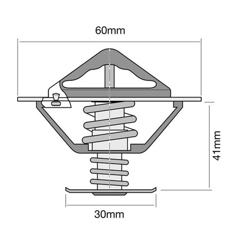 Tridon High Flow Thermostat - TT410-180