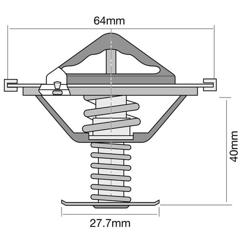 Tridon Thermostat (high Flow) TT411-185