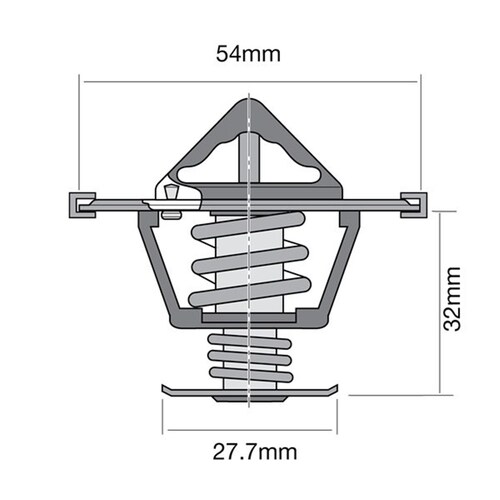 Tridon High-Flow Thermostat - TT427-180