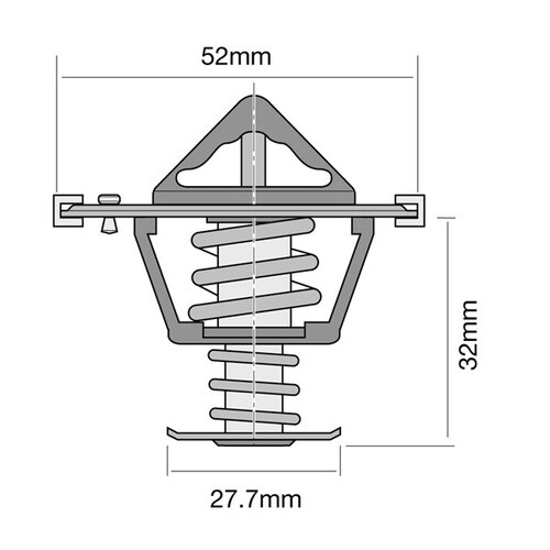 Tridon Thermostat (high Flow) TT528-180