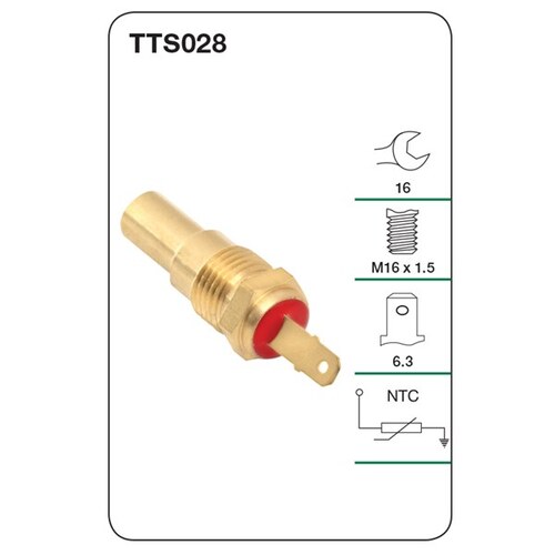 Tridon Water Temperature Sender (gauge) TTS028