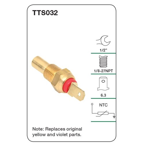 Tridon Water Temperature Sender (gauge) TTS032