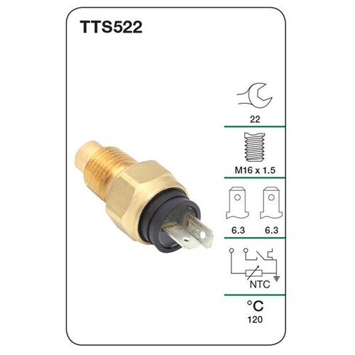 Tridon Water Temp Sender (light & Gauge) TTS522