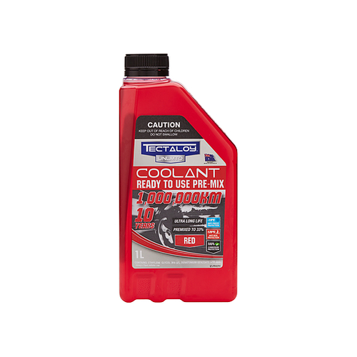 Tectaloy Unliminted Ready To Use Premix Red Coolant  1l  TUPR1L