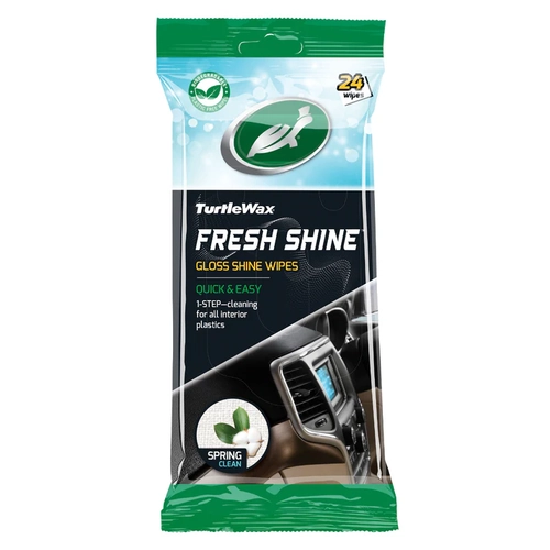Turtle Wax Fresh Shine 1 Step Gloss Wipes 24 Pack 103301