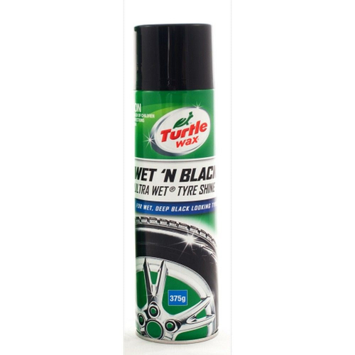 Turtlewax Wet N Black Ultra Tyre Shine 350g Aerosol T4156