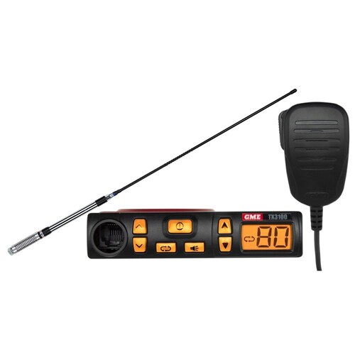 GME Super Compact Uhf Cb Radio Starter Kit TX3100VP